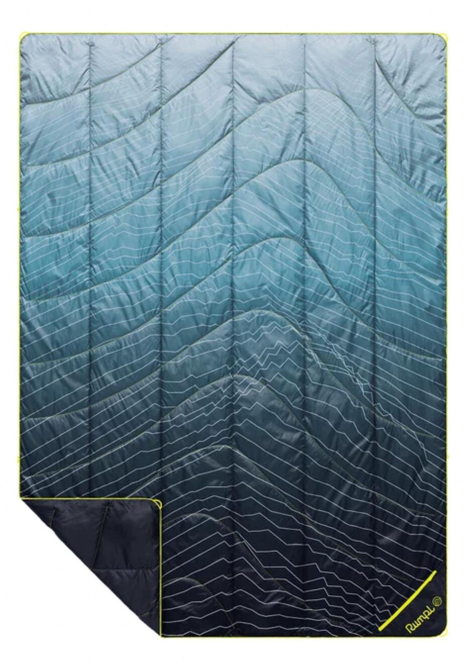 NEW RUMPL men's backcountry puffy blanket in moraine mist